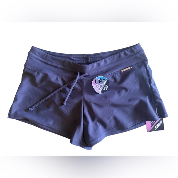 ZeroXposur Women's Swim Shorts gray size 6 elastic waist - Picture 3 of 16